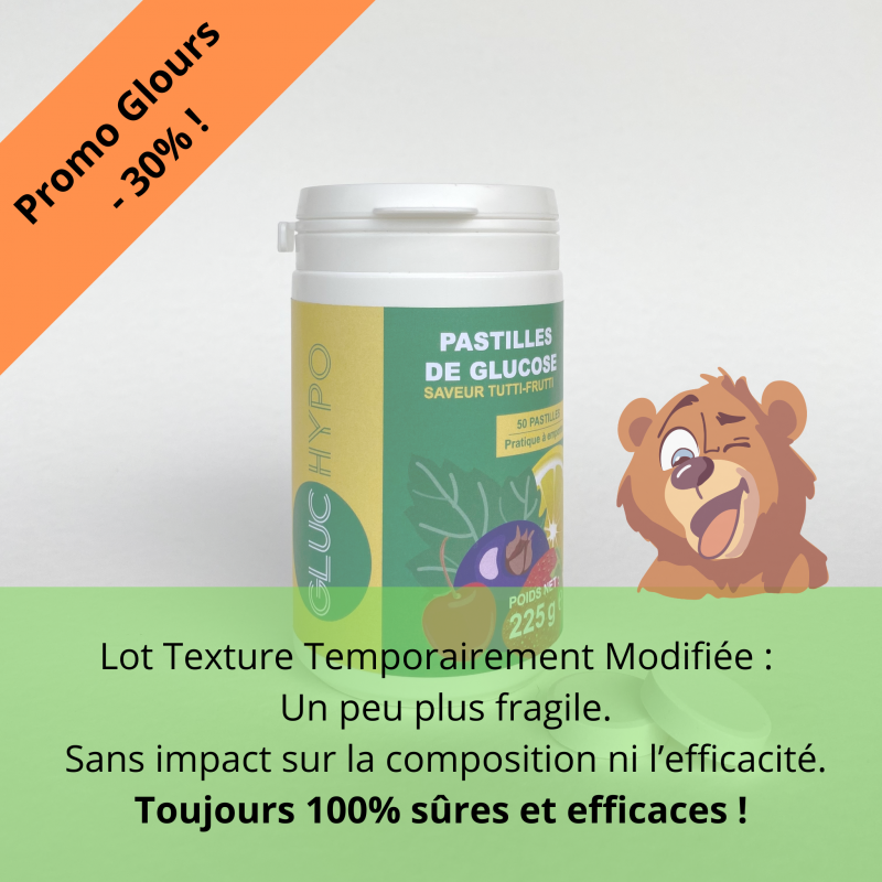 Gluc Hypo - Jar of 50 Lozenges