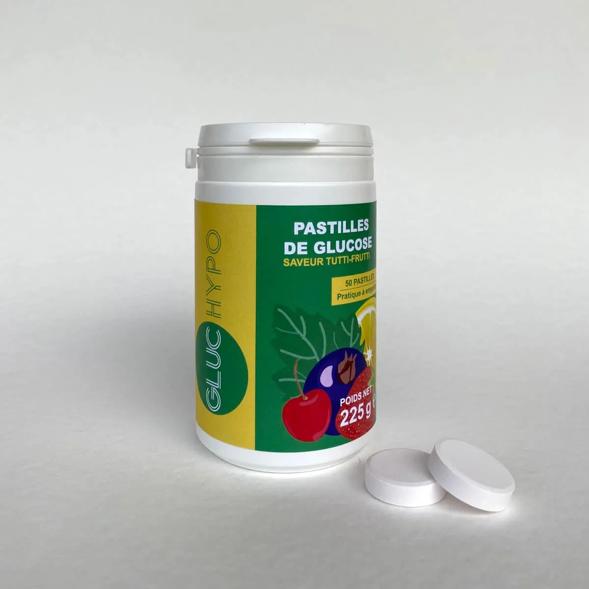 Gluc Hypo - Pot de 50 Pastilles
